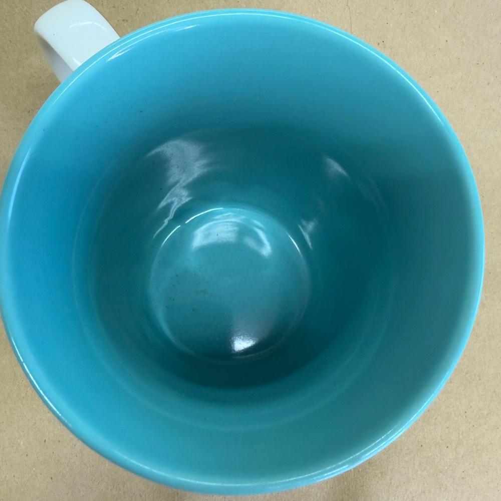 Starbucks White Embossed Coffee Press Mug-2006