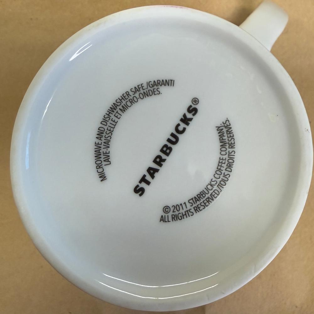 Starbucks Red Partridge with Christmas Ornaments Mug-2011