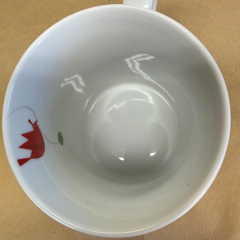 Starbucks Red Partridge with Christmas Ornaments Mug-2011