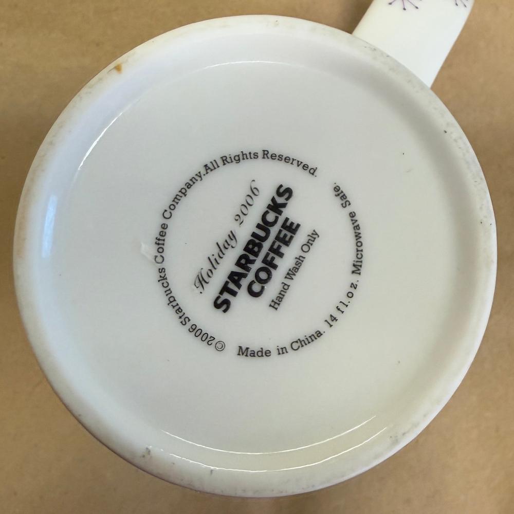 Starbucks Holiday 2006 Wish Mug