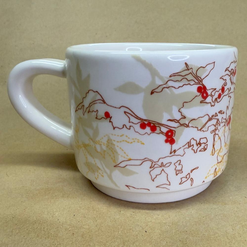 Starbucks Coffee Bean Plant Holiday Mug-2009