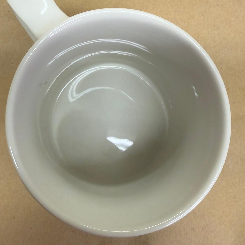 Starbucks White with Gold Scroll Diamond Mug-2015