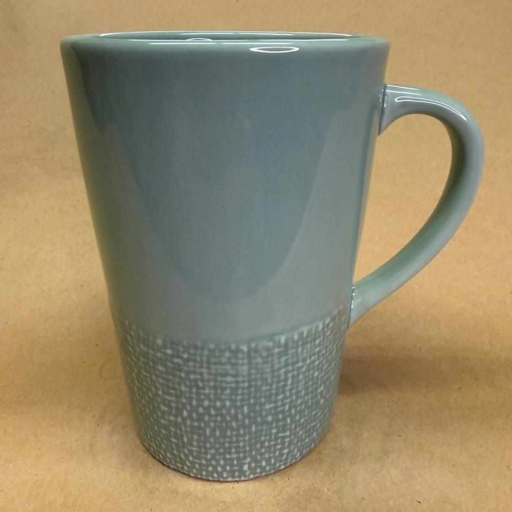 Starbucks Sea Green Basket Weave Texture Tall Mug-2006