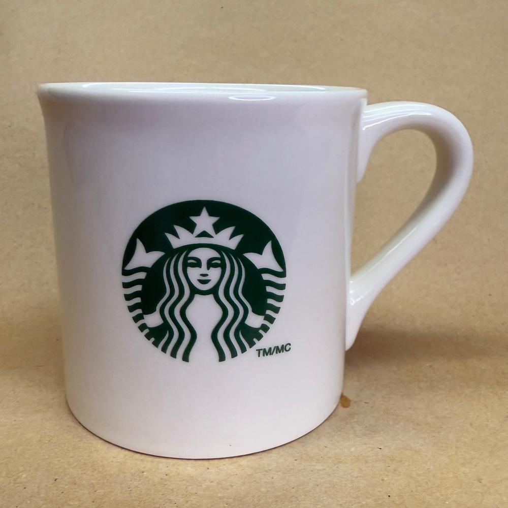 Starbucks White with Green Siren Mug-2013