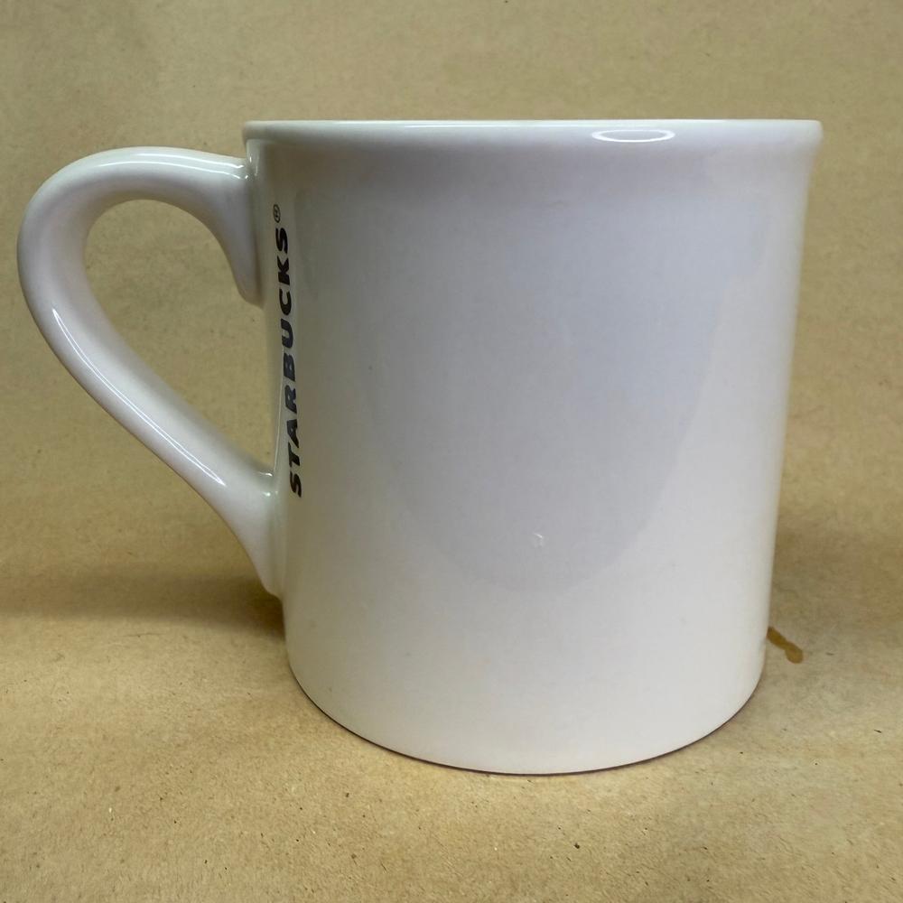 Starbucks White with Green Siren Mug-2013