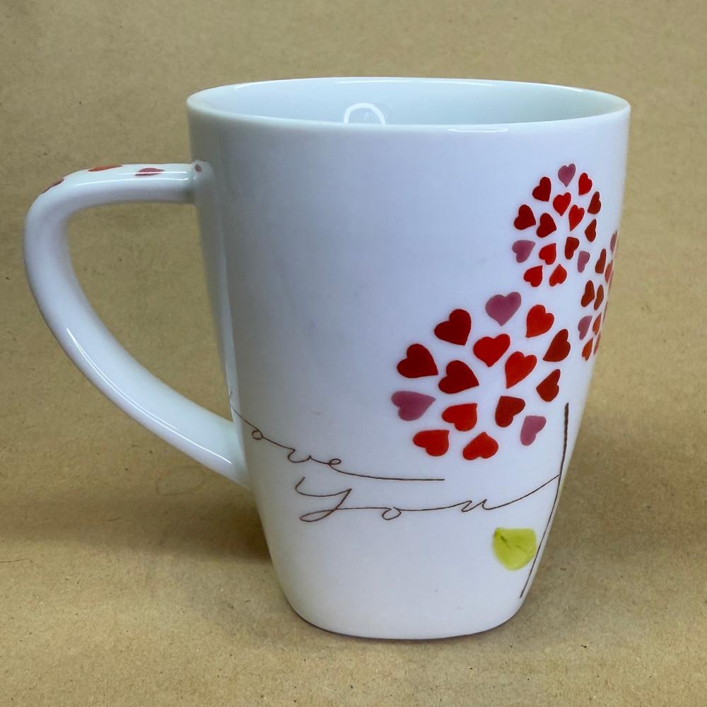 Starbucks Valentine's I Love You Hearts Mug-2007