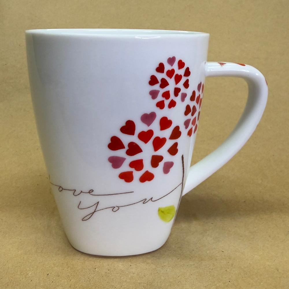 Starbucks Valentine's I Love You Hearts Mug-2007