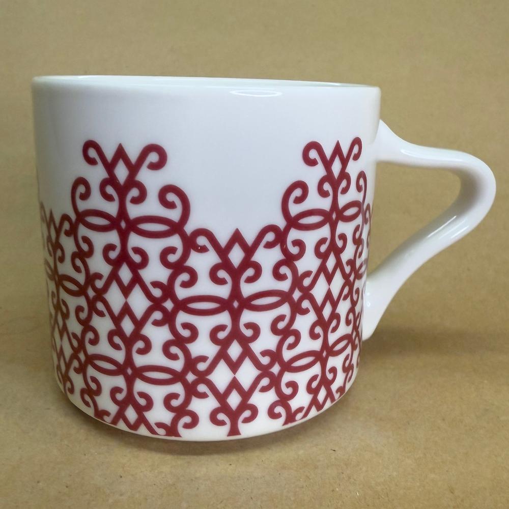 Starbucks Red and White Holiday Design Mug-2017