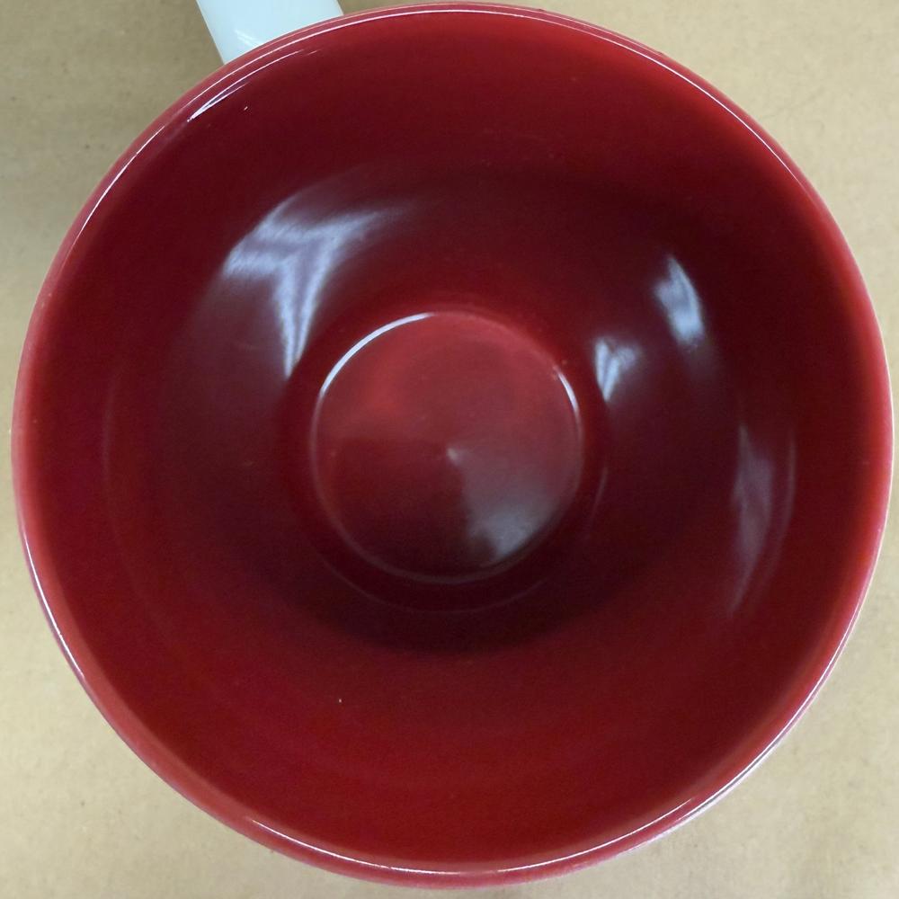 Starbucks Love Heart Strings Red White New Bone China Mug-2009