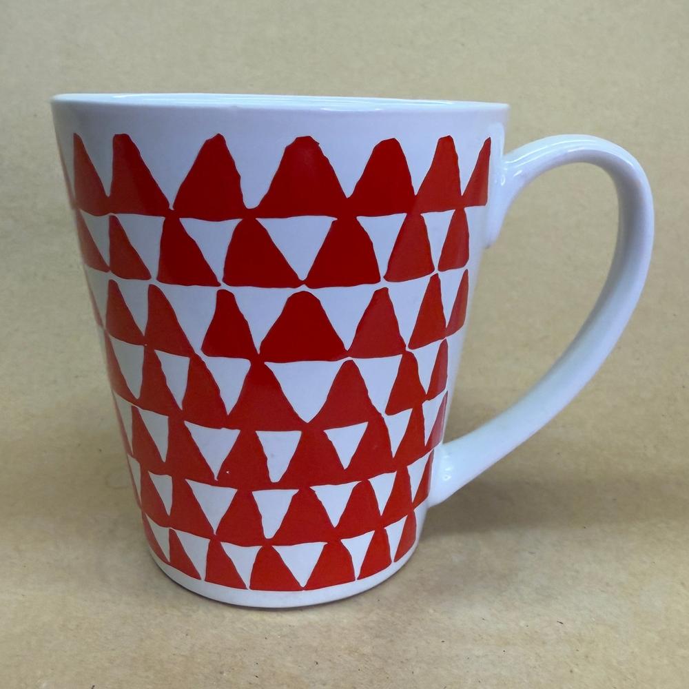 Starbucks White with Red Christmas Tree Pattern Mug-2016