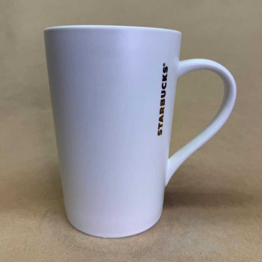 Starbucks White Tall Mug-2012