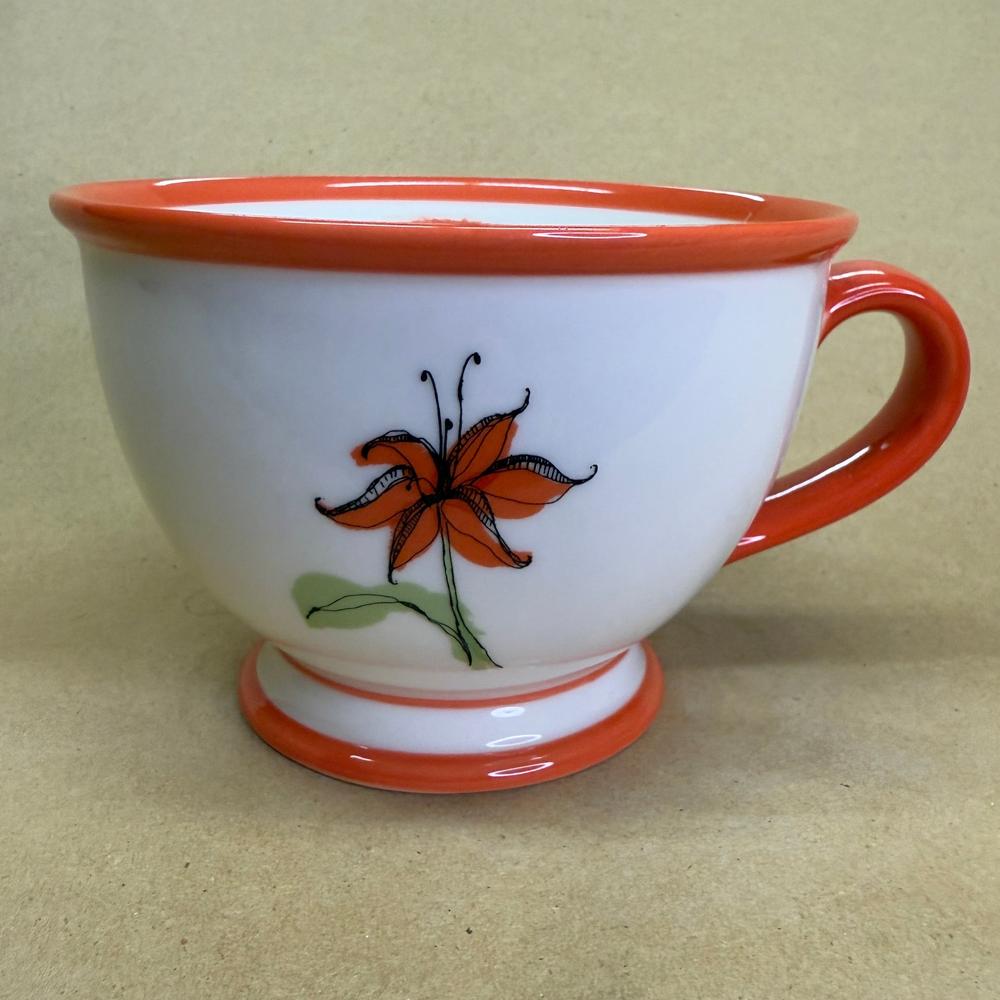 Starbucks Orange Tiger Lily Uplifting Mug-2006