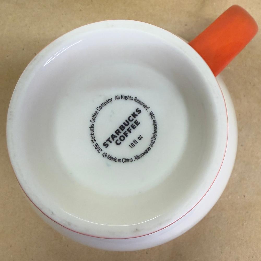 Starbucks Orange Tiger Lily Uplifting Mug-2006