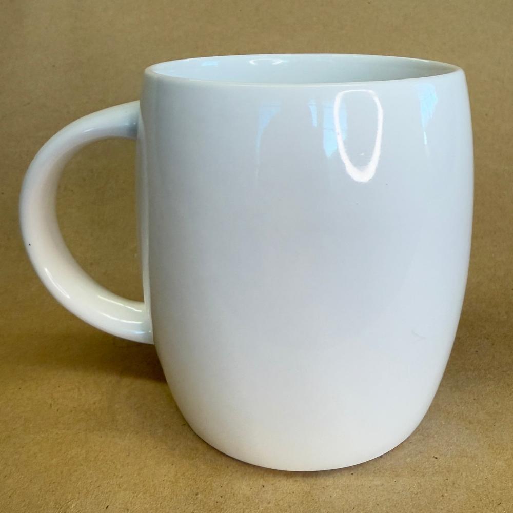 Starbucks White Est. 1971 Barrel Mug-2008