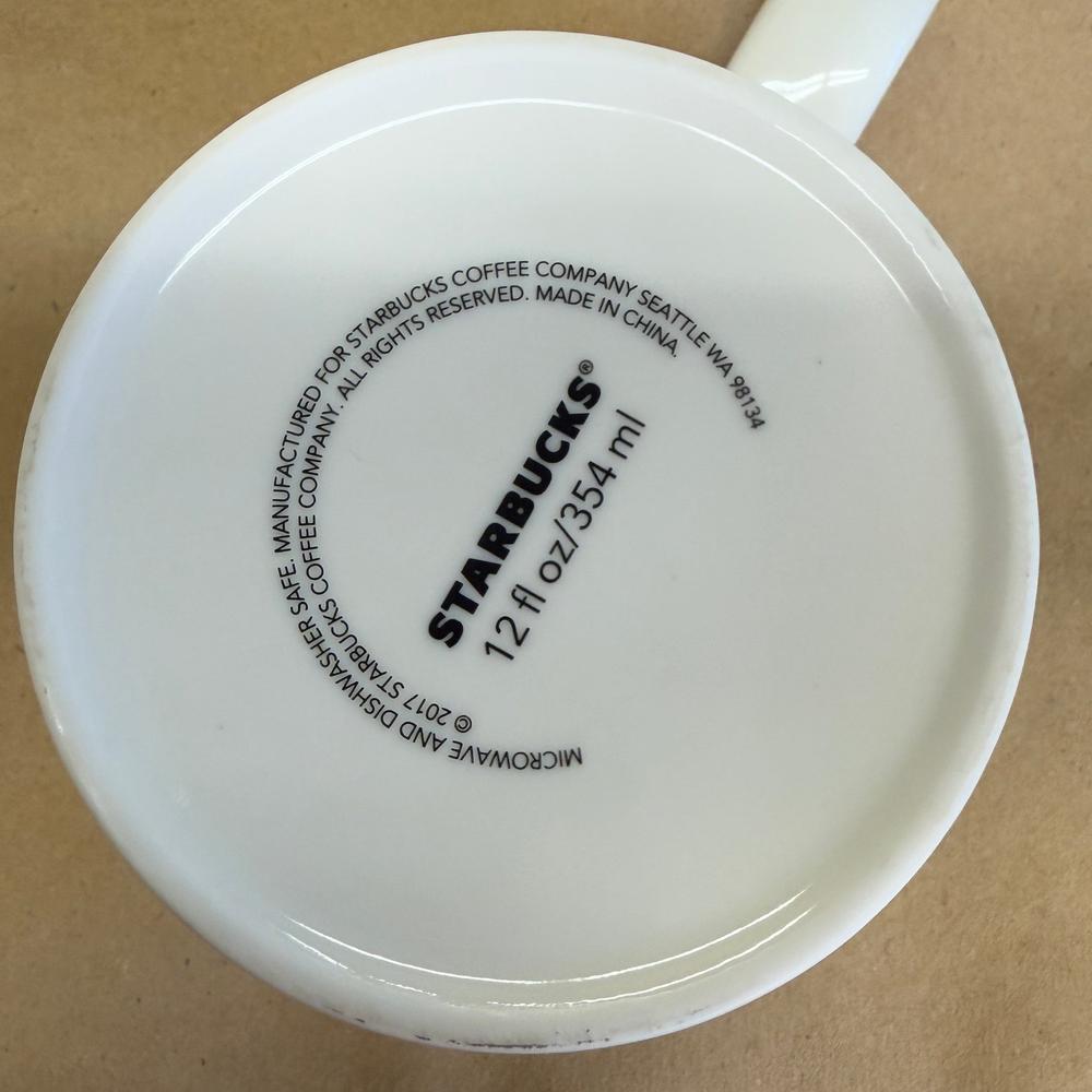 Starbucks All White Mug-2017