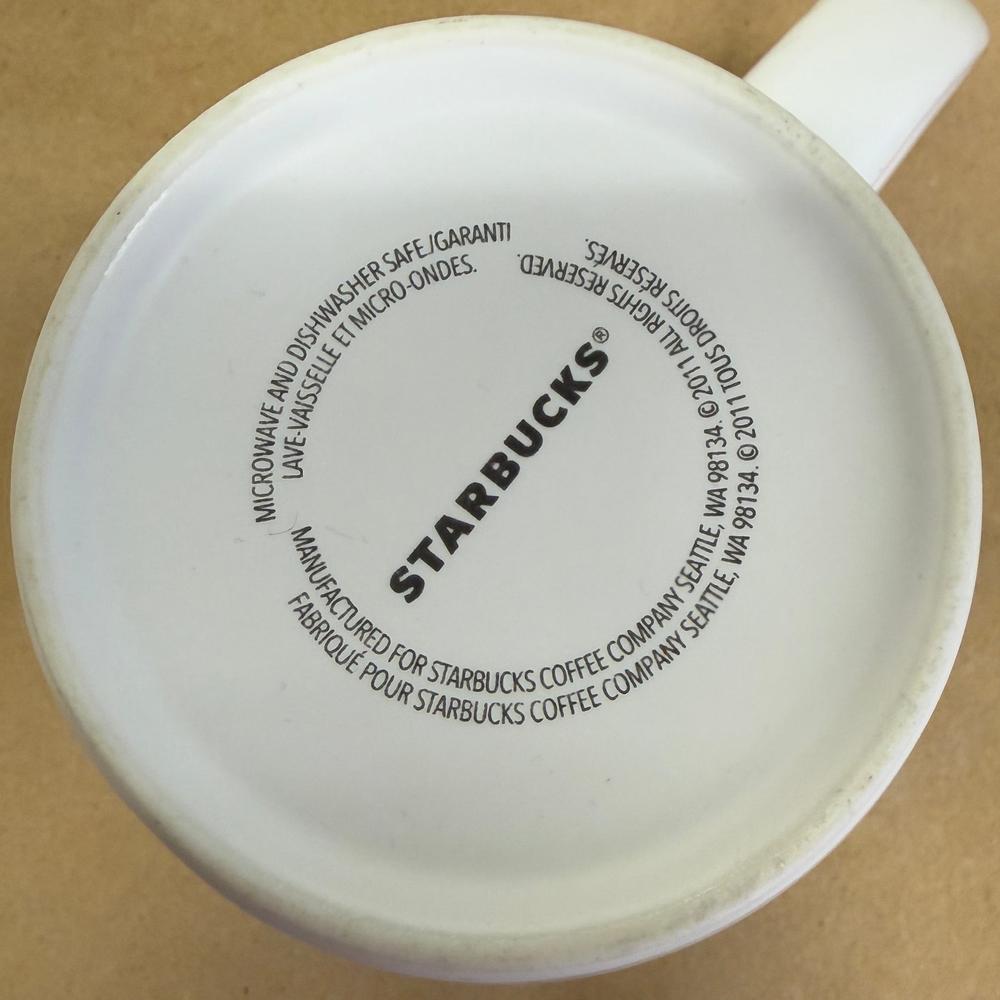 Starbucks Etched Siren Green Interior Mug-2011