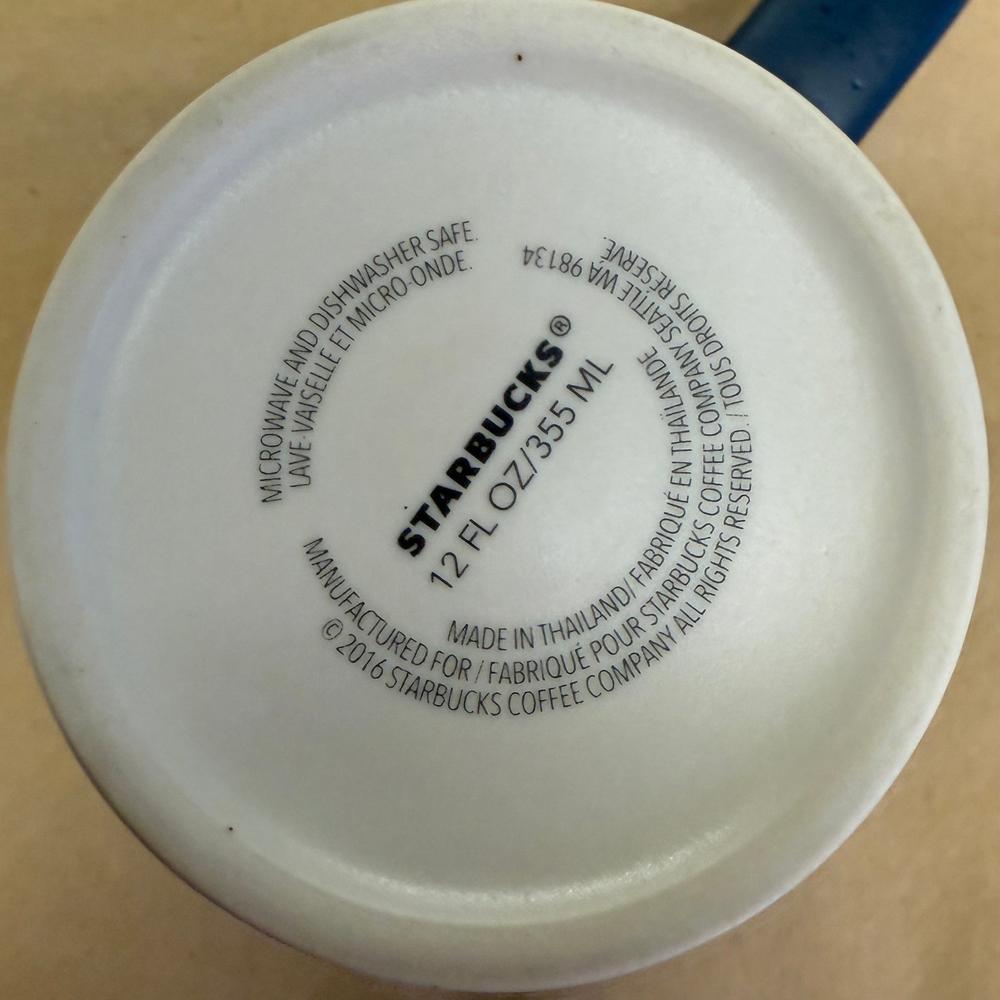 Starbucks Blue Stackable Mug-2016