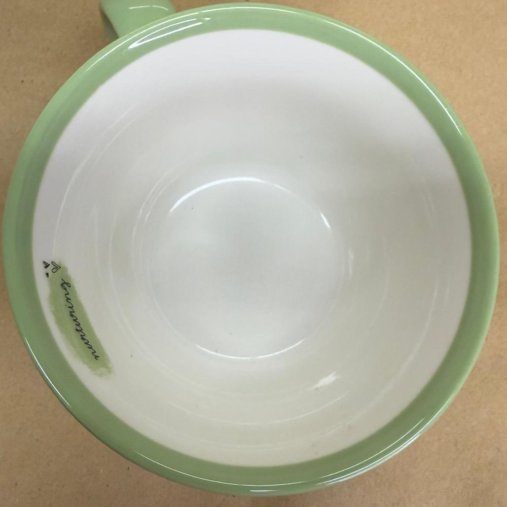 Starbucks Mint Green Nurturing Flower Mug-2006