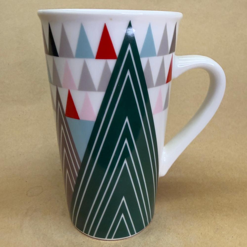 Starbucks Tall Christmas Tree Triangle Mug-2017