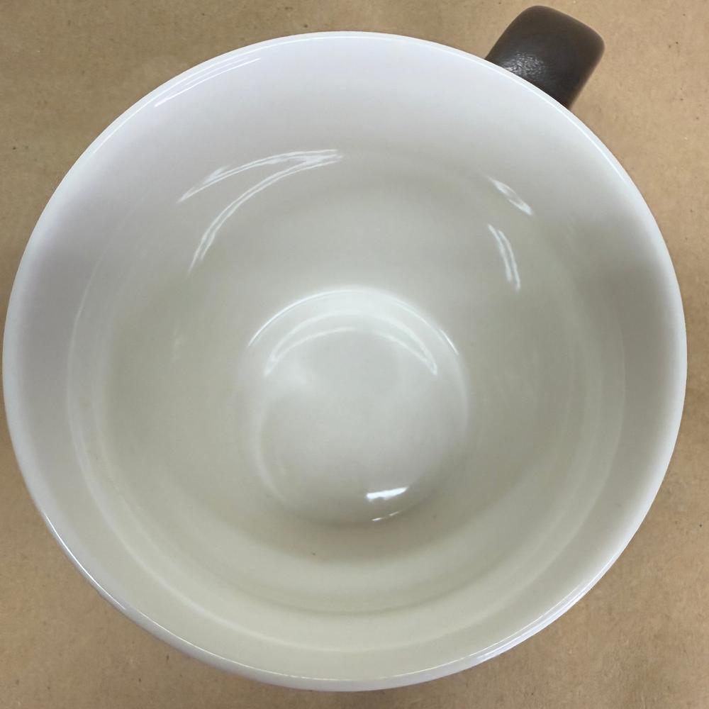 Starbucks New Bone China Matte Brown with Gold Rim Mug-2011