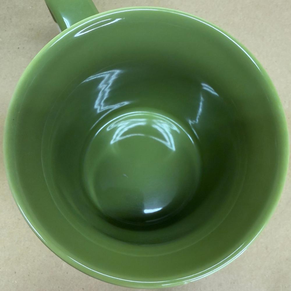 Starbucks New Bone China Green and White Tazo Zen Mug-2010