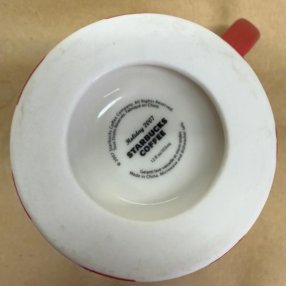 Starbucks Jolly Holiday Peppermint Candy Mug-2007