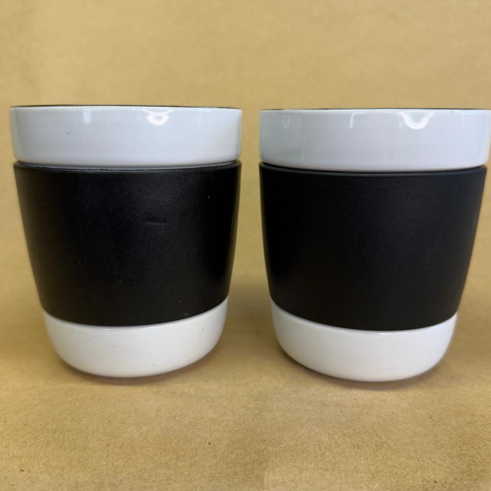 Starbucks Rubber Grip Black Tumblers Pair-2009