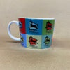 Caribou Coffee Colorful Logos Mug