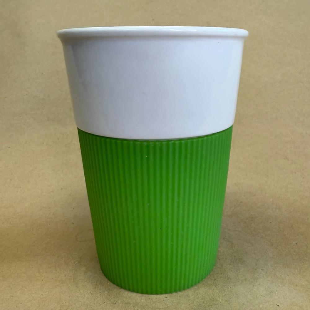 Starbucks New Bone China Green Silicon Tumbler-2012