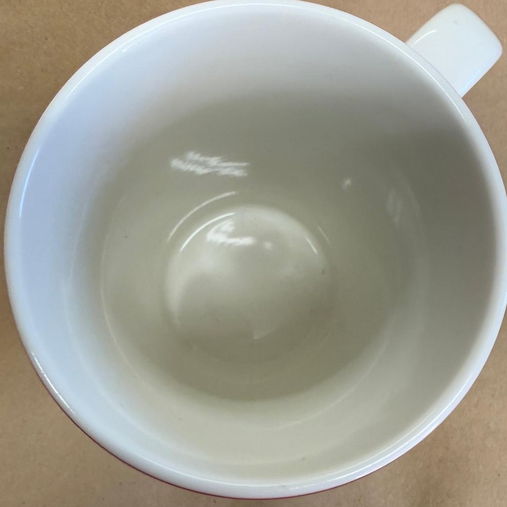 Starbucks Tall Red Winking Snowman Mug-2012