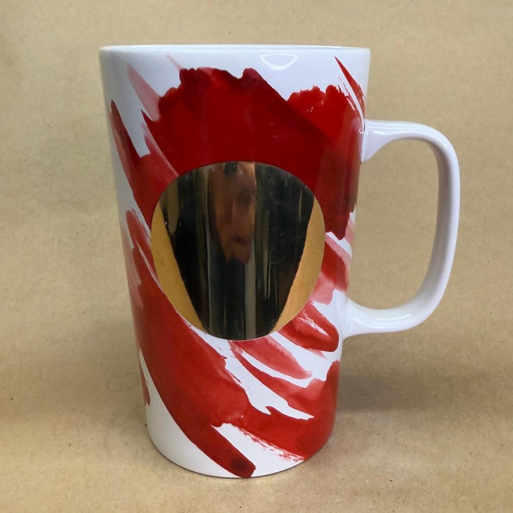 Starbucks Red Abstract Dot Collection Tall Mug-2015