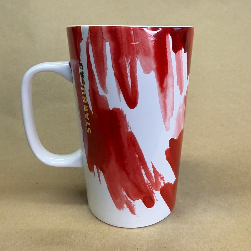 Starbucks Red Abstract Dot Collection Tall Mug-2015