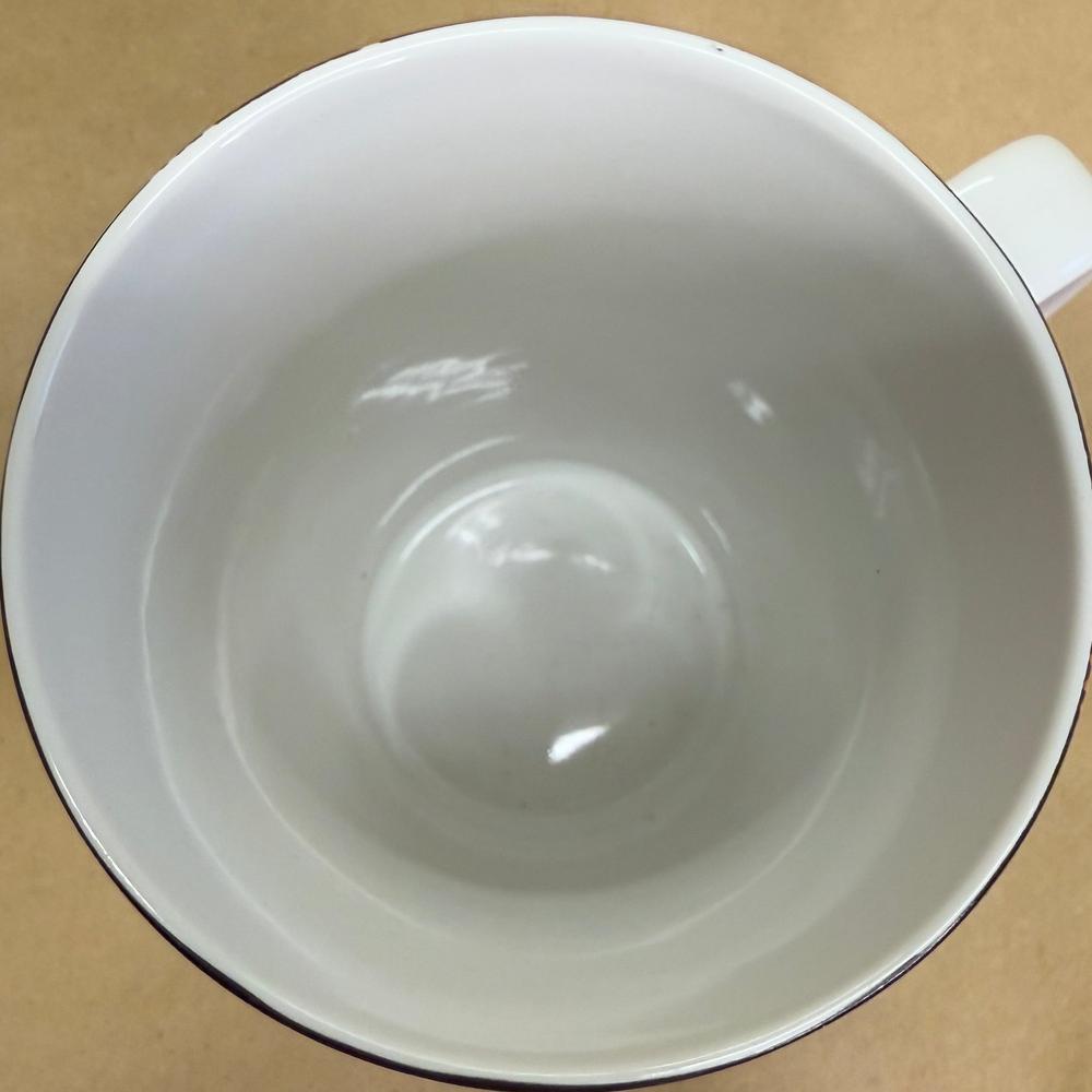 Starbucks Dot Collection Brown Flower Floral Gold Tall Mug-2014