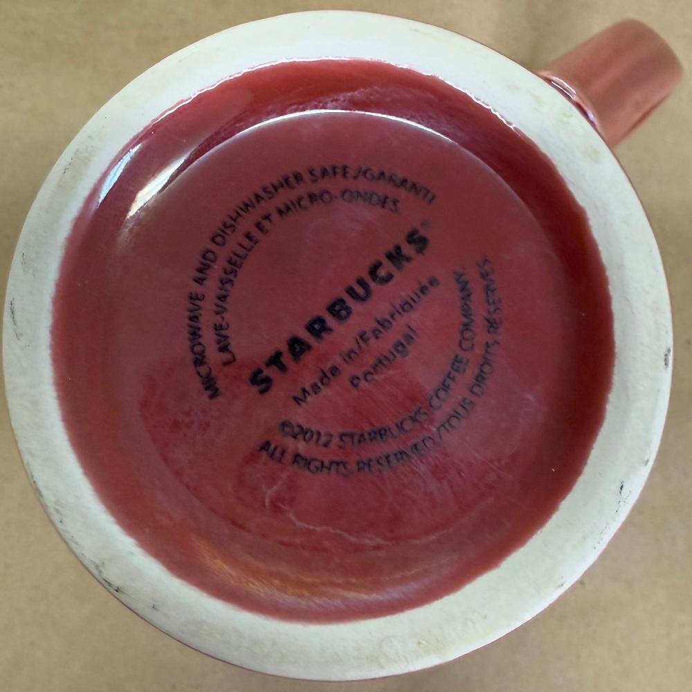 Starbucks Iridescent Red Holiday Mug-2012