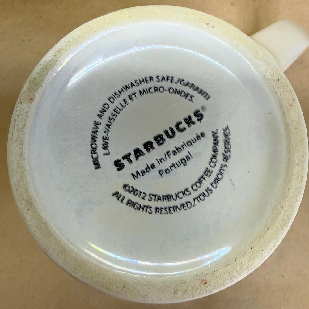 Starbucks Iridescent Mother of Pearl Glaze Mug-2012