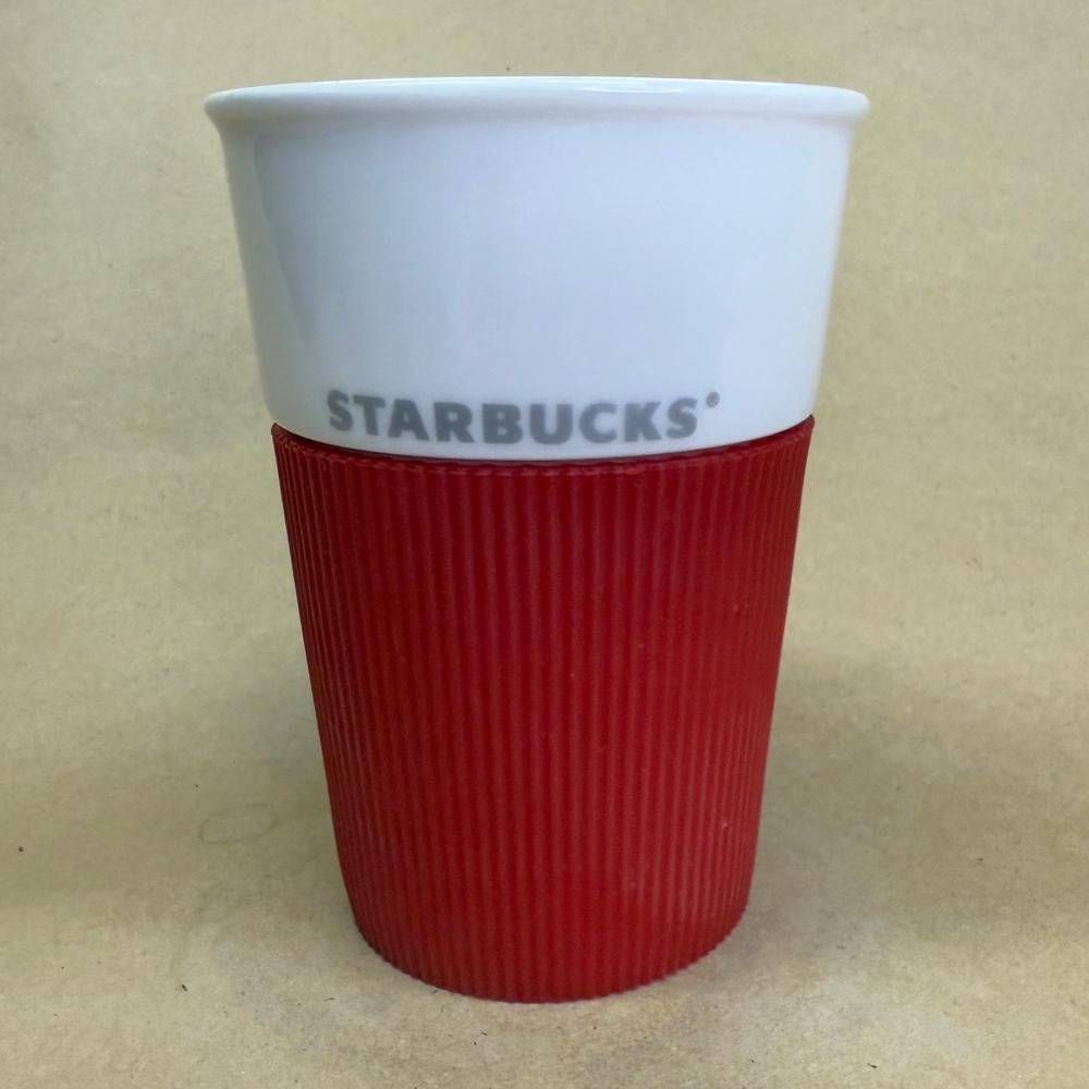 Starbucks New Bone China Red Silicon Tumbler-2011