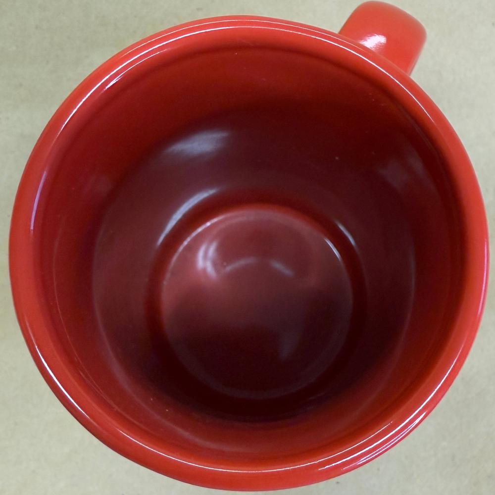 Caribou Coffee Red Tall Holiday Ornament Mug