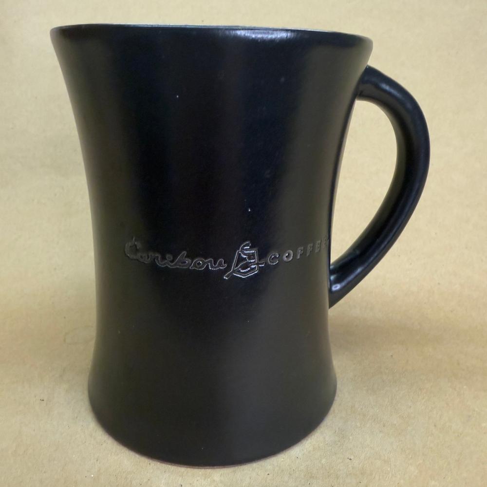 Caribou Coffee Black Ceramic Mug-2011