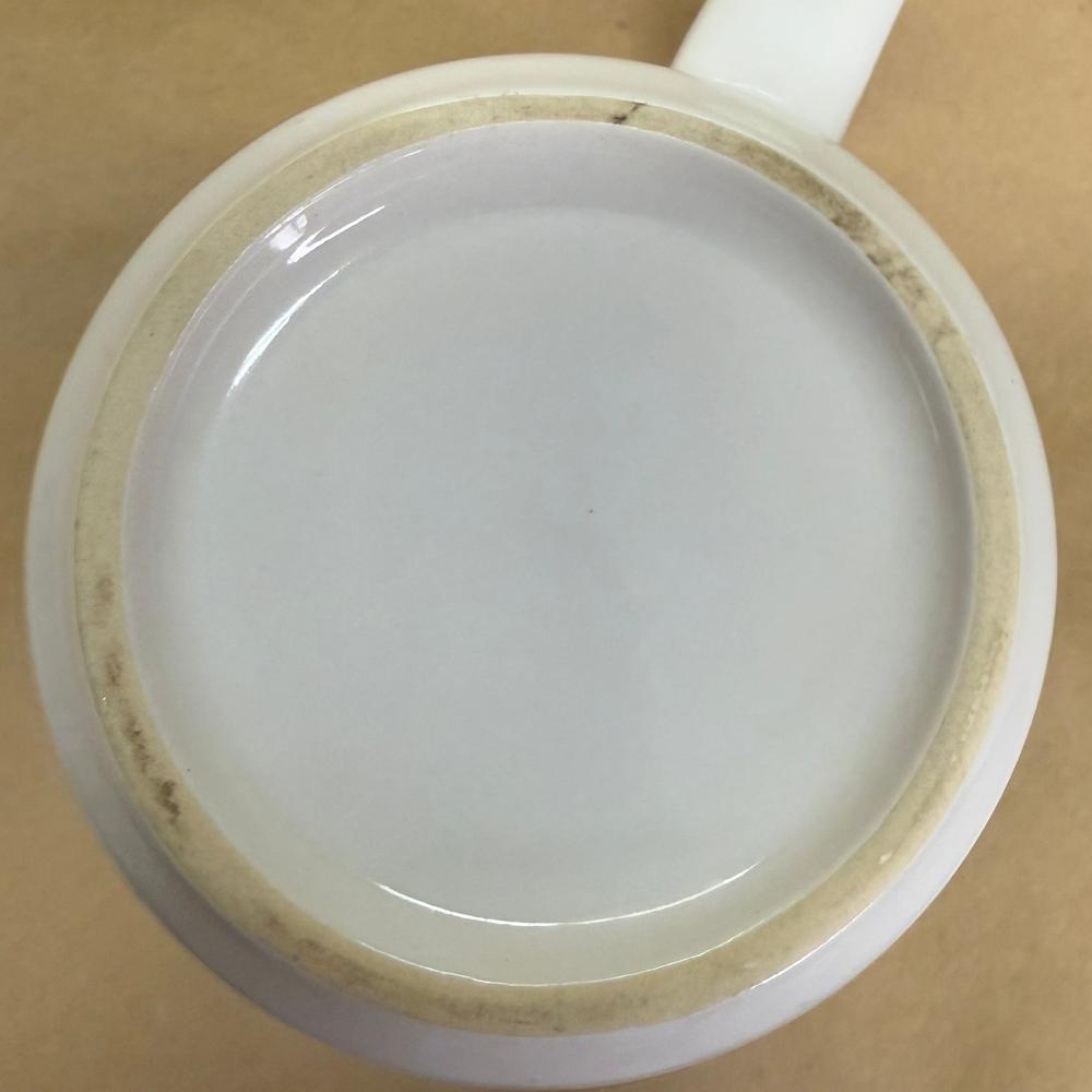 Caribou Coffee White Large Old Logo Mug