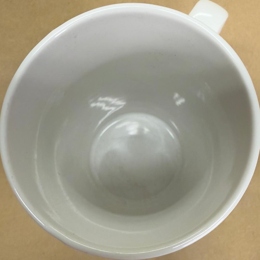 Starbucks Tall White Studded Silver Dot Mug-2014