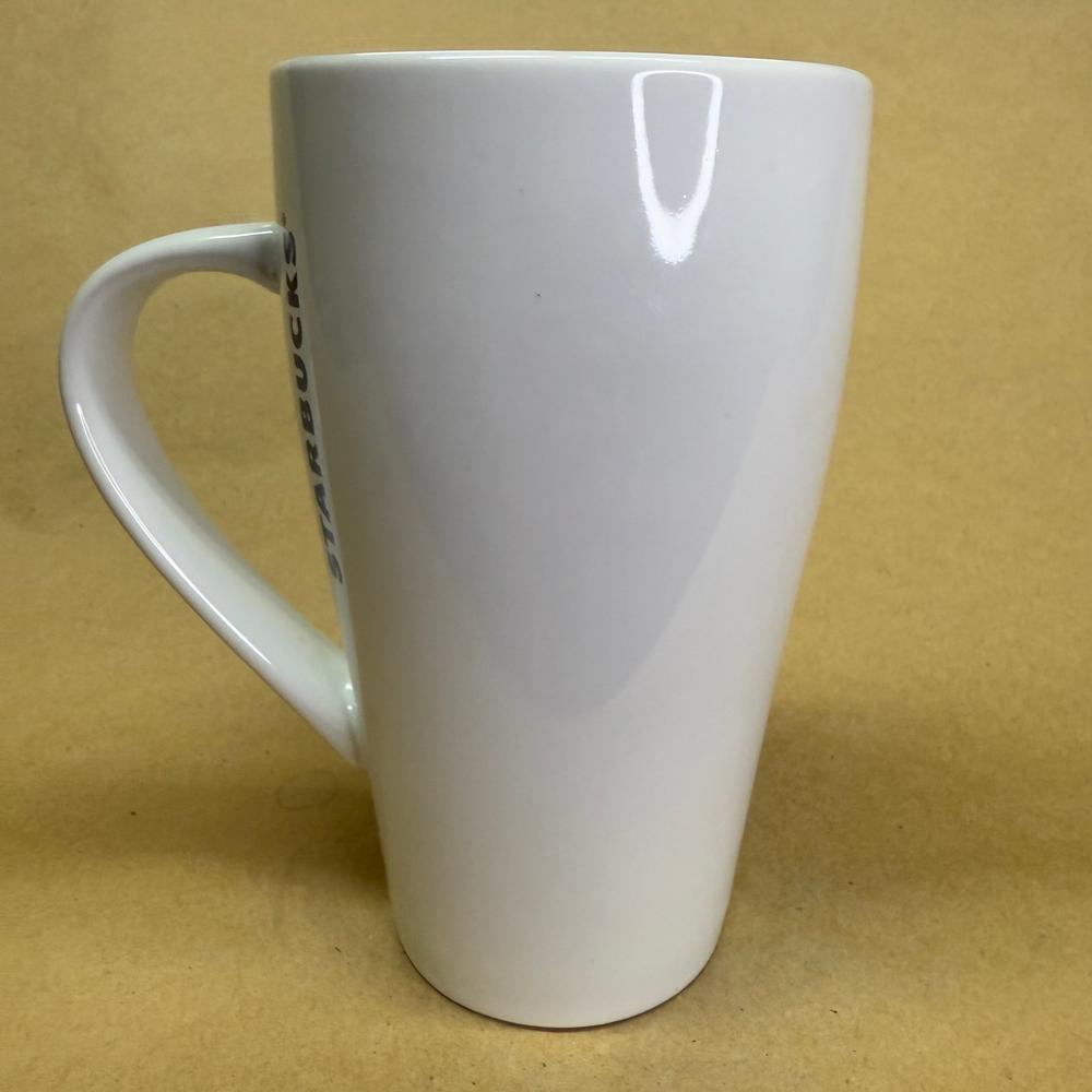 Starbucks White with Black Siren Tall Mug-2014