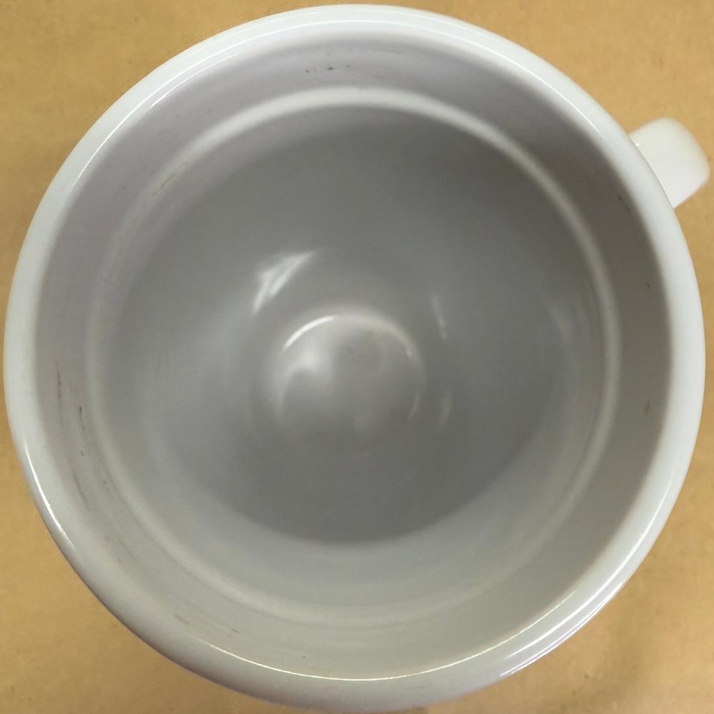 Starbucks White with Embossed Black Siren Tall Mug-2013