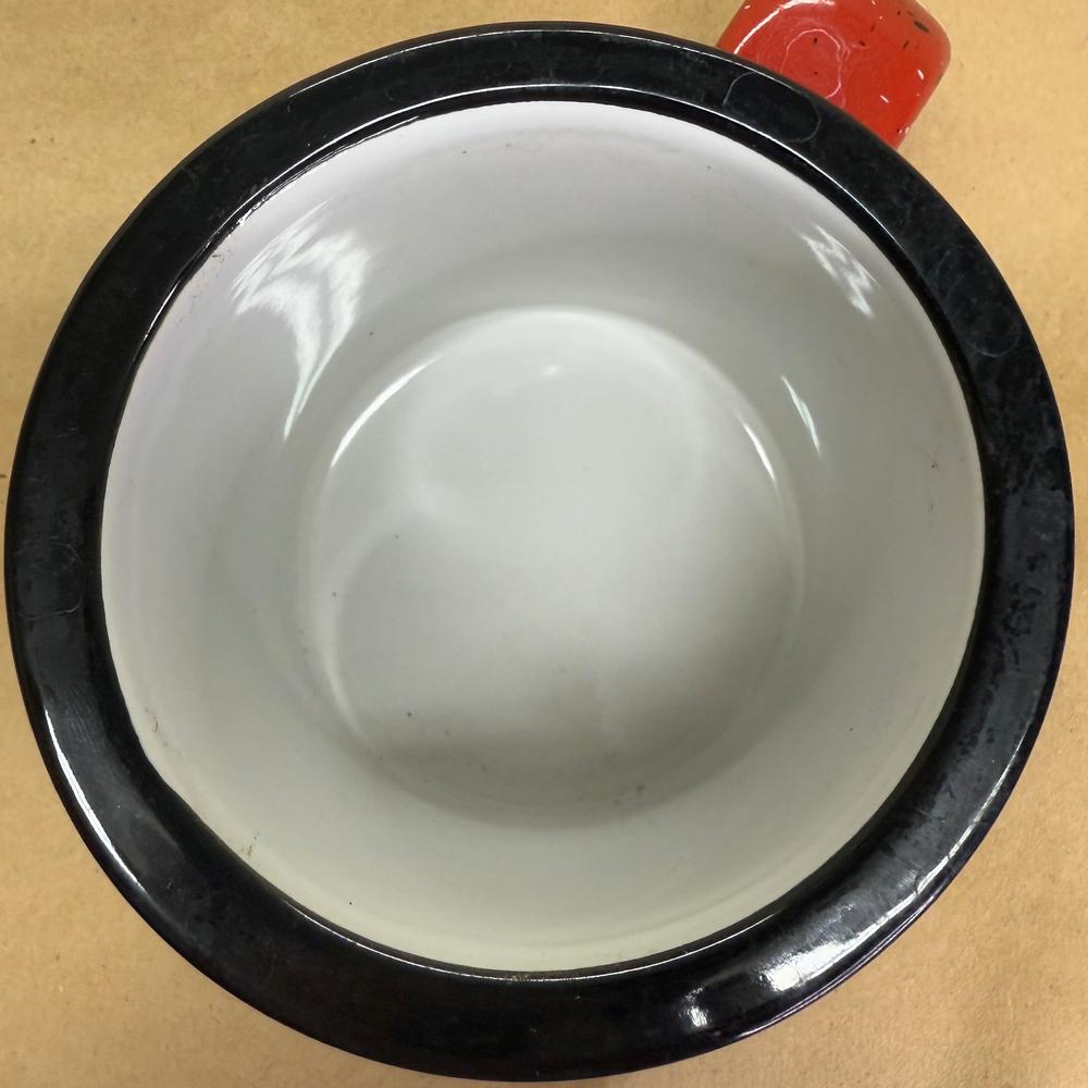 The Black Dog Martha's Vineyard Red Speckled Heavy Mug