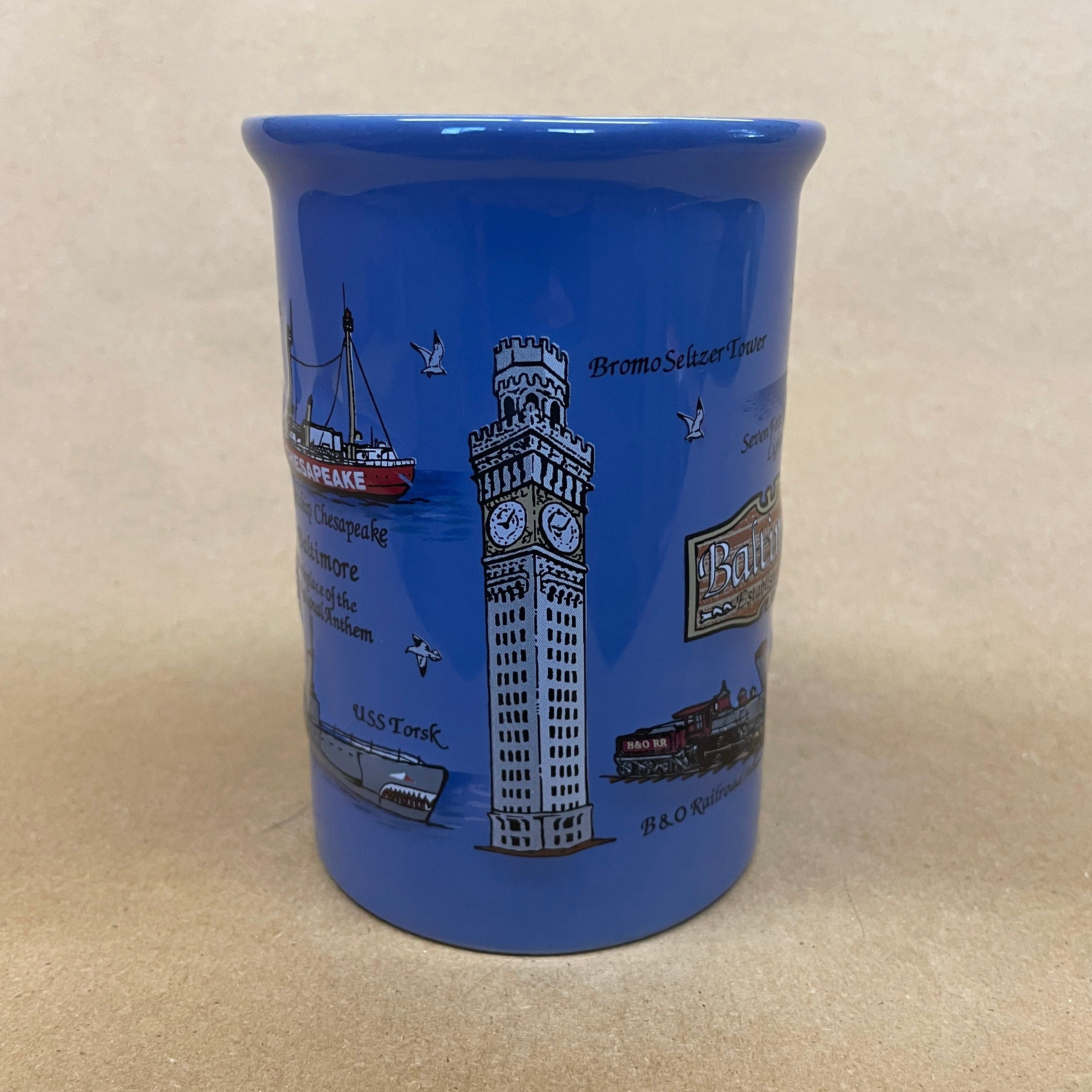 Baltimore Landmarks Embossed Mug