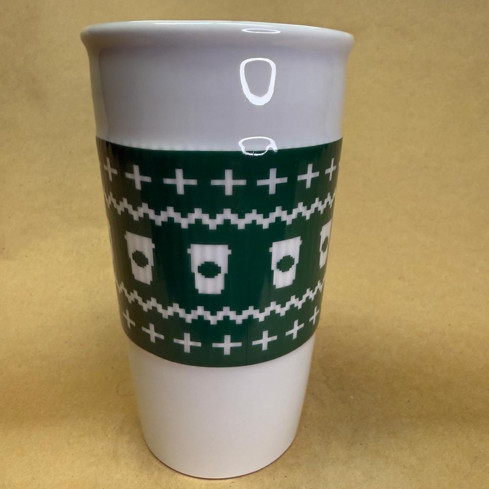 Starbucks Holiday Green Ugly Sweater Tumbler-2016