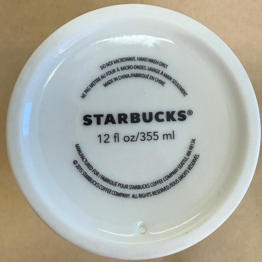 Starbucks Dot Collection Green Finger Paint Tumbler-2015 with Lid