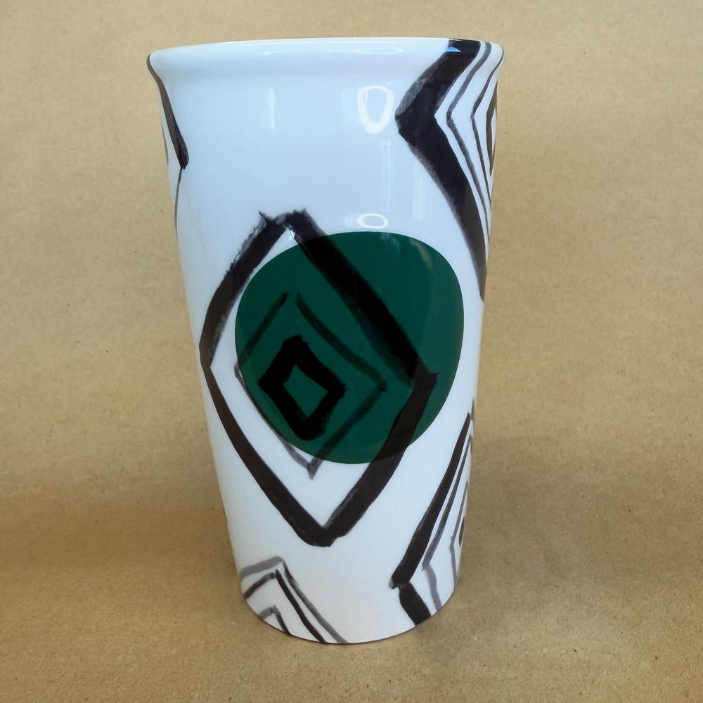Starbucks Green Dot Diamond Tumbler-2014