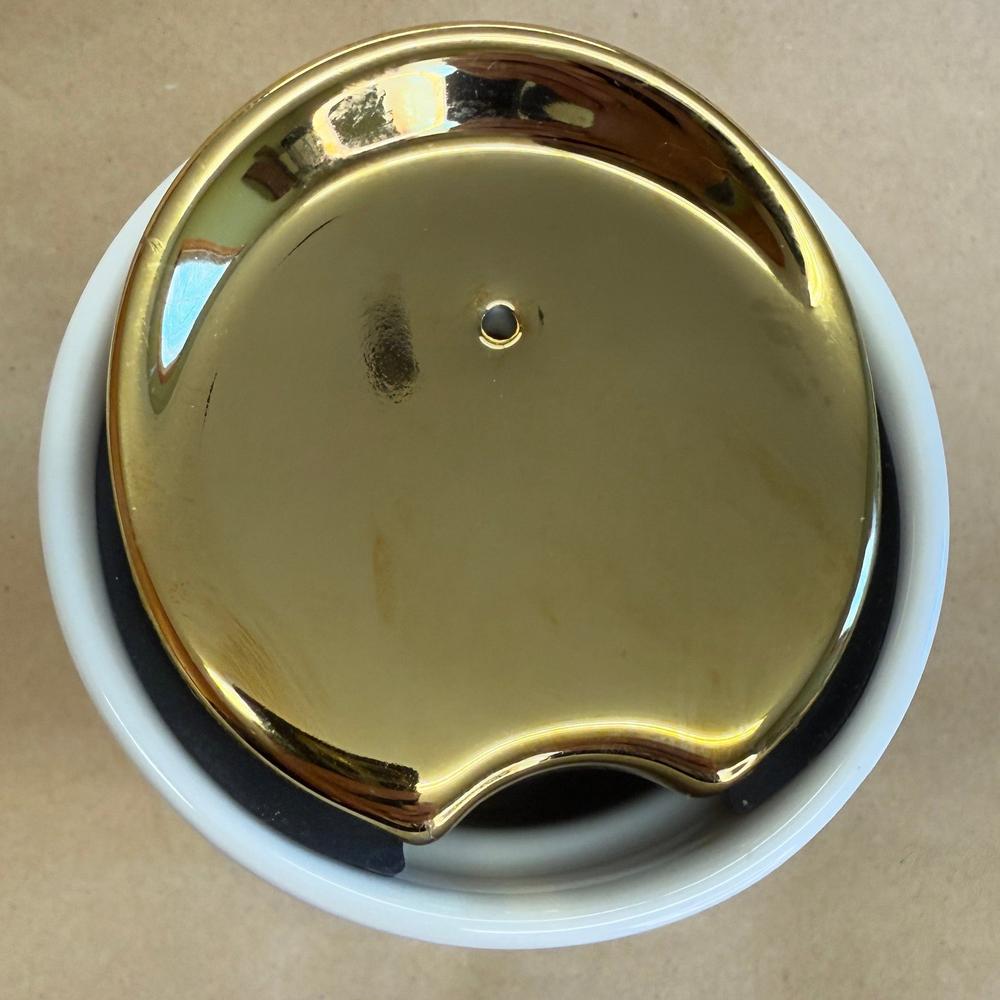 Starbucks Gold Dot Matte White Textured Tumbler-2015