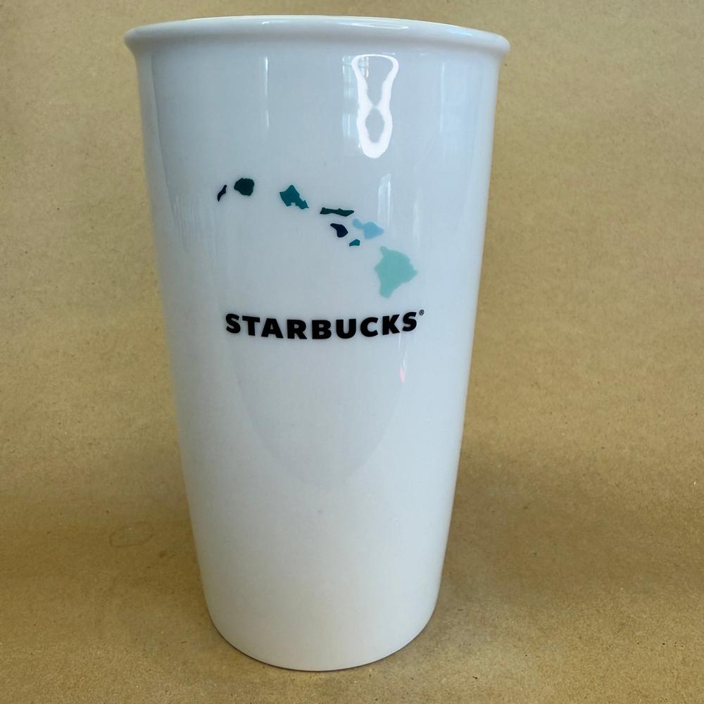 Starbucks White Hawaiian Islands Ceramic Tumbler-2014
