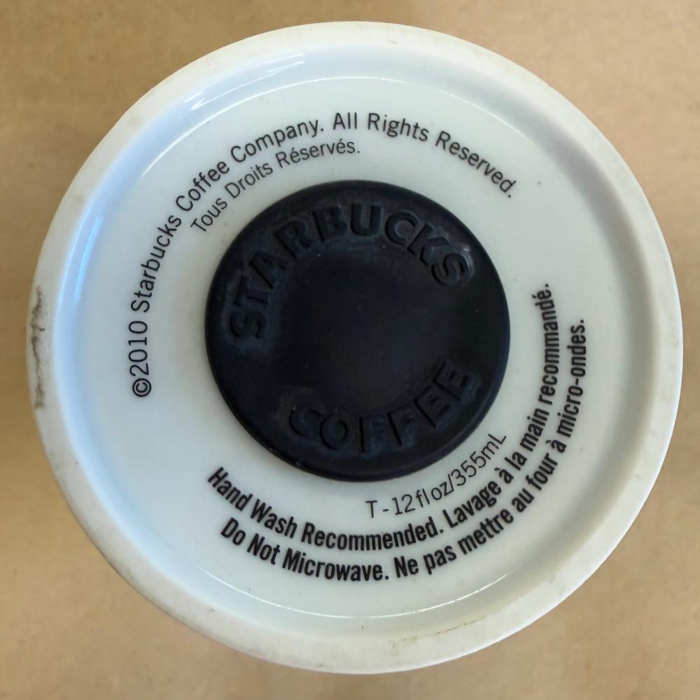 Starbucks White Product Red Hope Ceramic Tumbler-2010